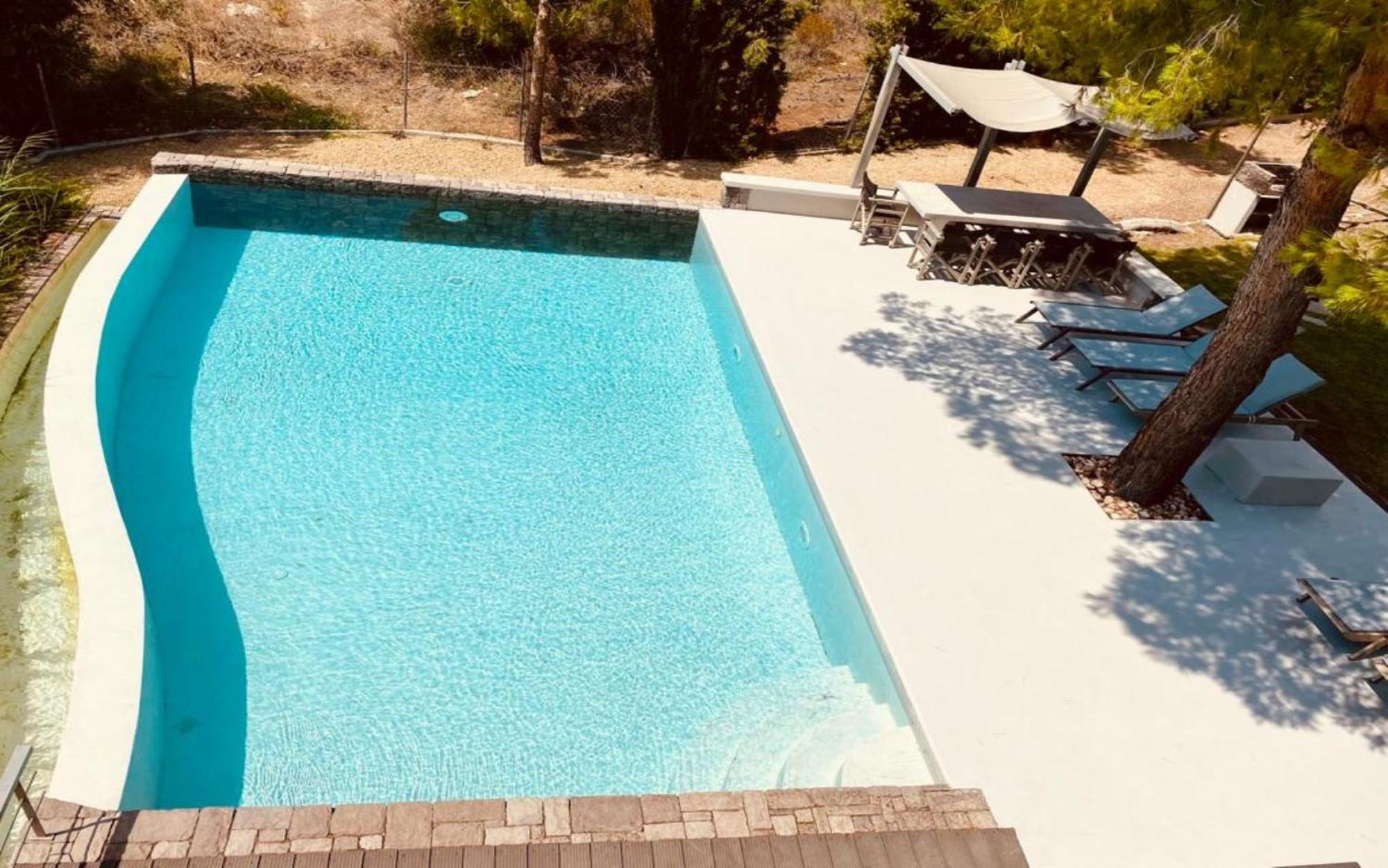 Olivia Estate Villa With Private Swimming Pool Elia Nikitis Bagian luar foto