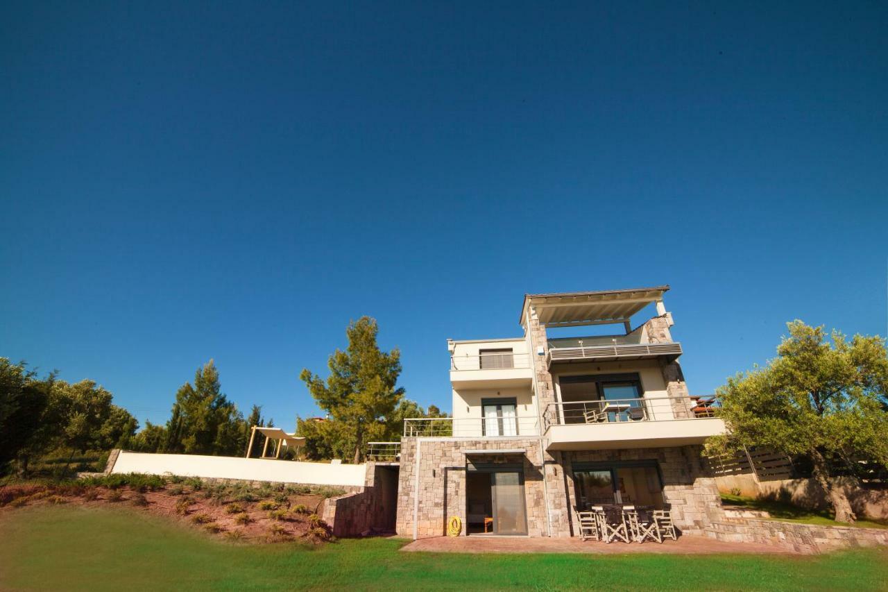 Olivia Estate Villa With Private Swimming Pool Elia Nikitis Bagian luar foto
