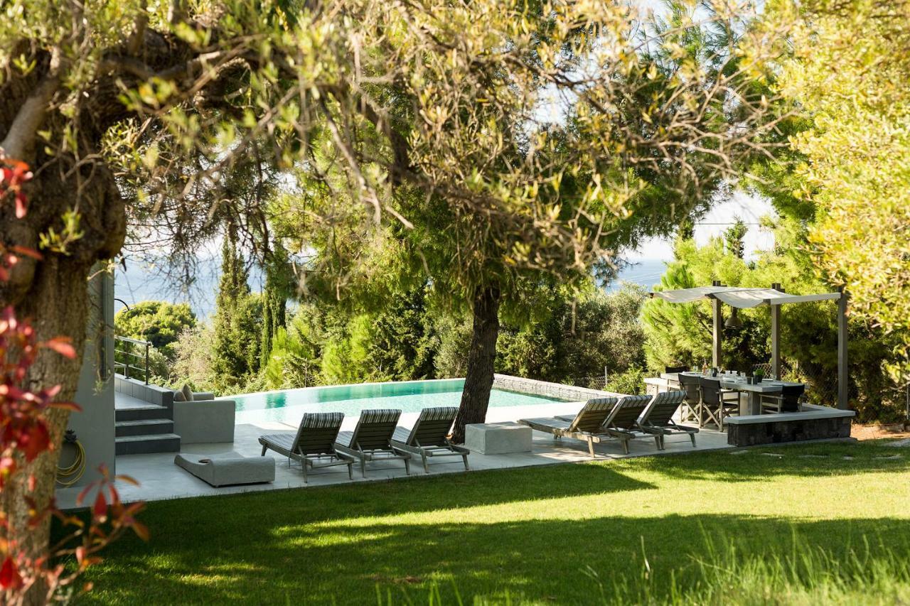 Olivia Estate Villa With Private Swimming Pool Elia Nikitis Bagian luar foto