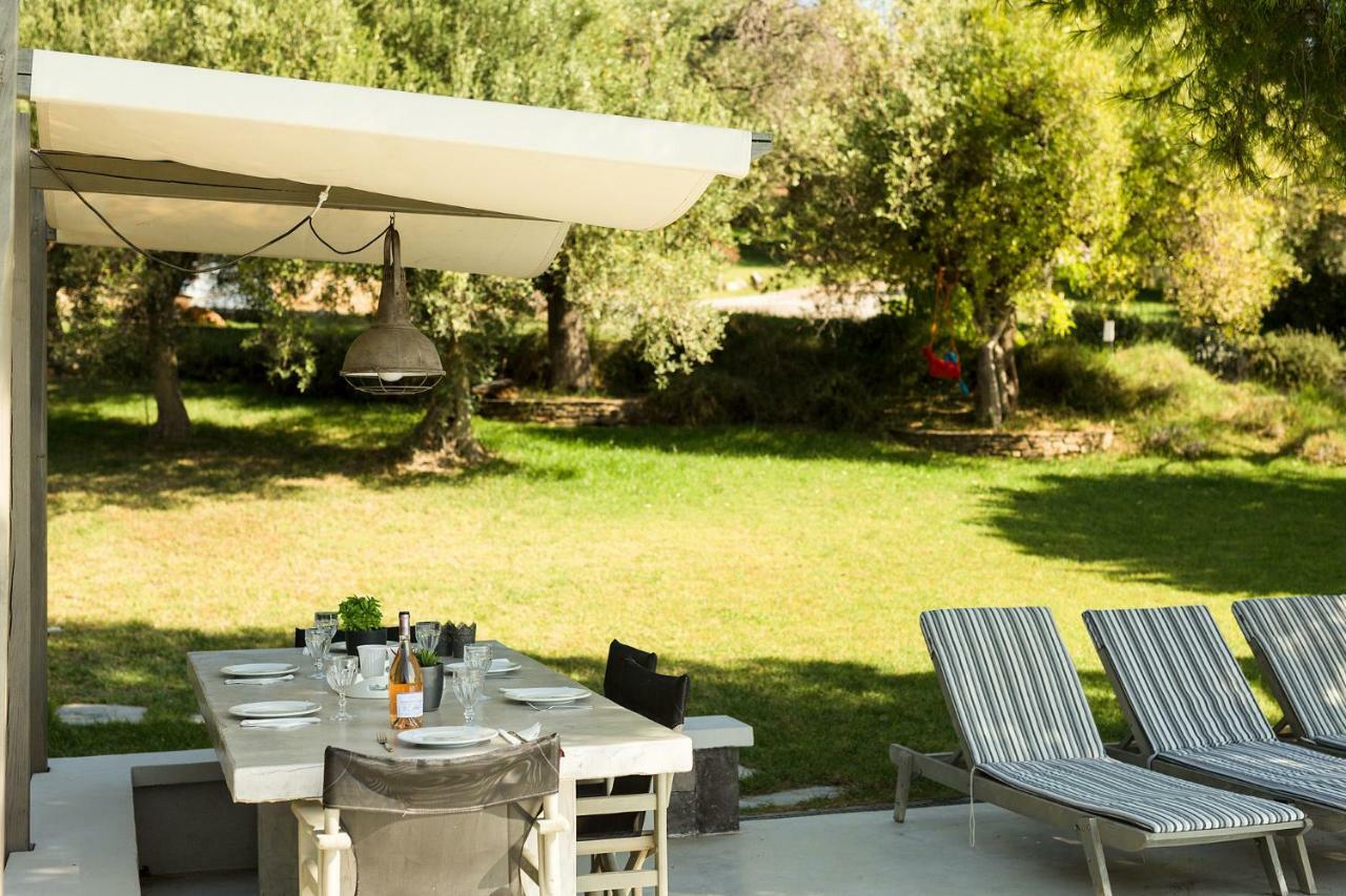 Olivia Estate Villa With Private Swimming Pool Elia Nikitis Bagian luar foto