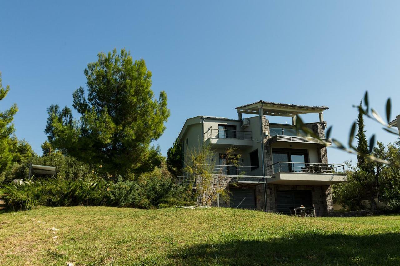 Olivia Estate Villa With Private Swimming Pool Elia Nikitis Bagian luar foto